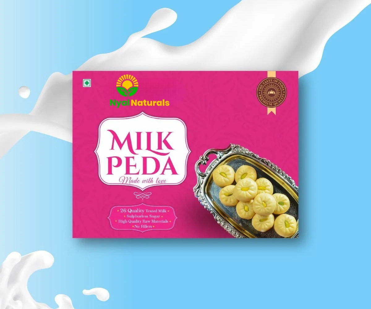 દૂધ પેડા ૨૦૦ ગ્રામ X ૨ પેક બોક્સ (૨ x ૨૦૦ ગ્રામ)