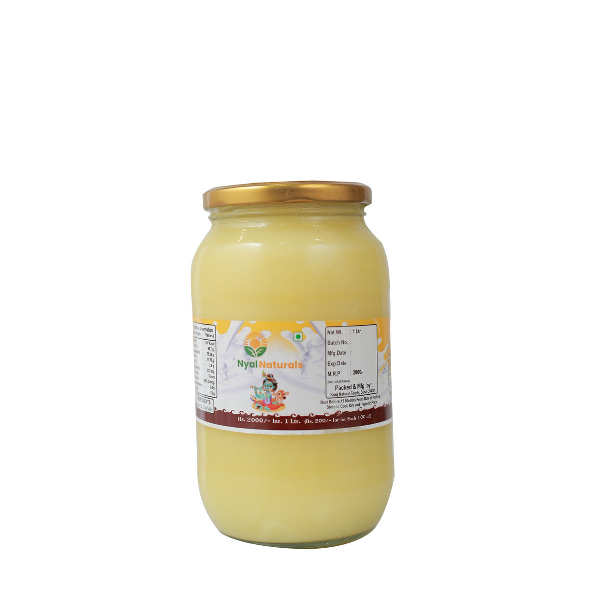 Pure gir cow ghee 1 Liter